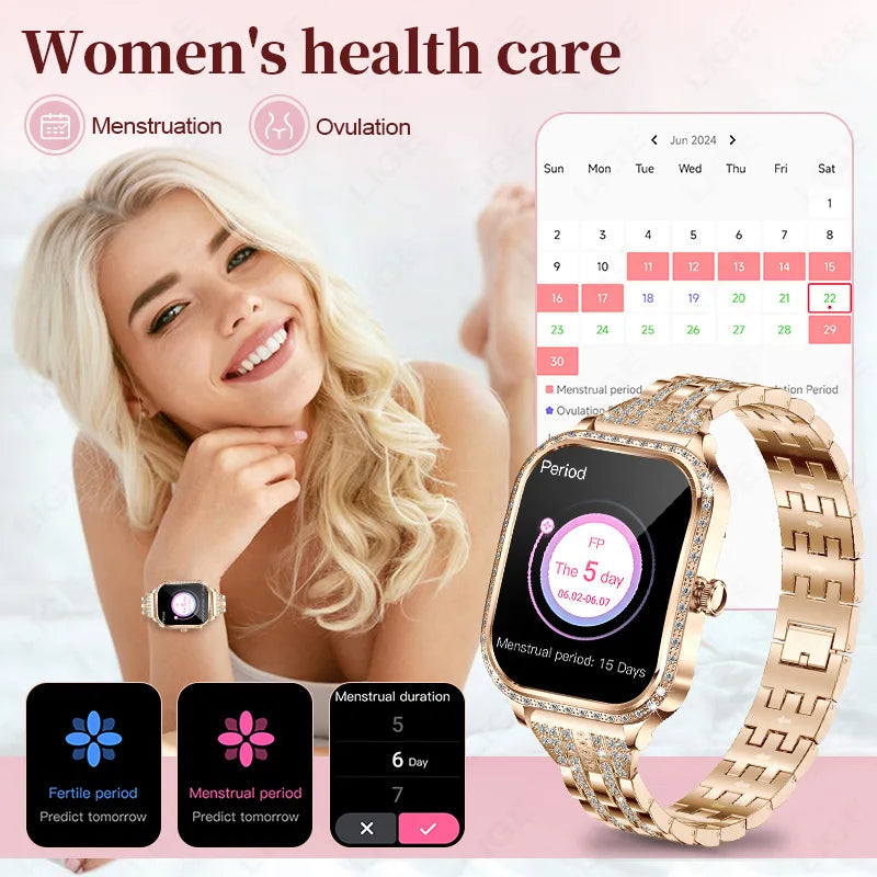 Smart Watch - Luxury Smart Watch for Women - watches for women timepiece