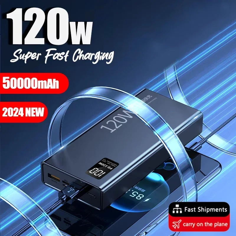 high capacity vivo charger - Power Banks - VIVO 120W Power Bank 50000mAh
