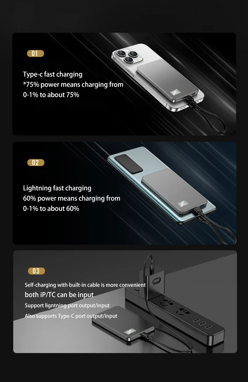magsafe compatible 50000mah charger - Power Banks - Portable Chargers - 50000mAh Magnetic Wireless Power Bank