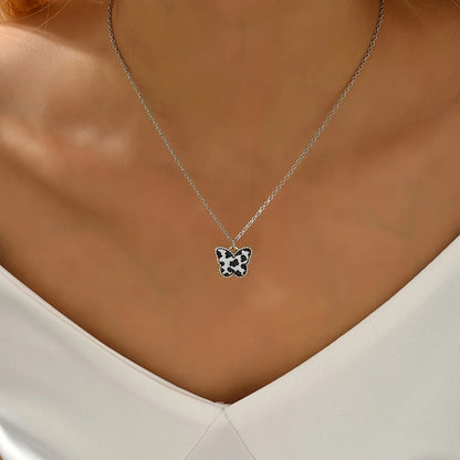 double layer necklace viral - Necklaces - Double Layer Butterfly Necklace