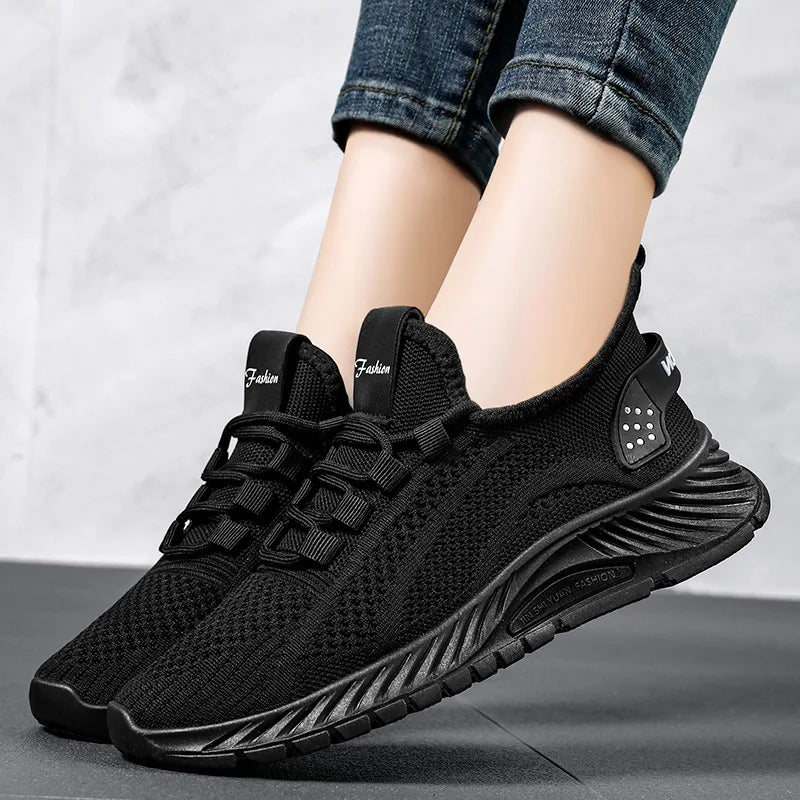 Breathable mesh sneakers
