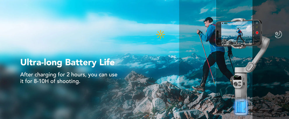 phone stabilizer - Camera - Photo - Smartphone Gimbal Stabilizer