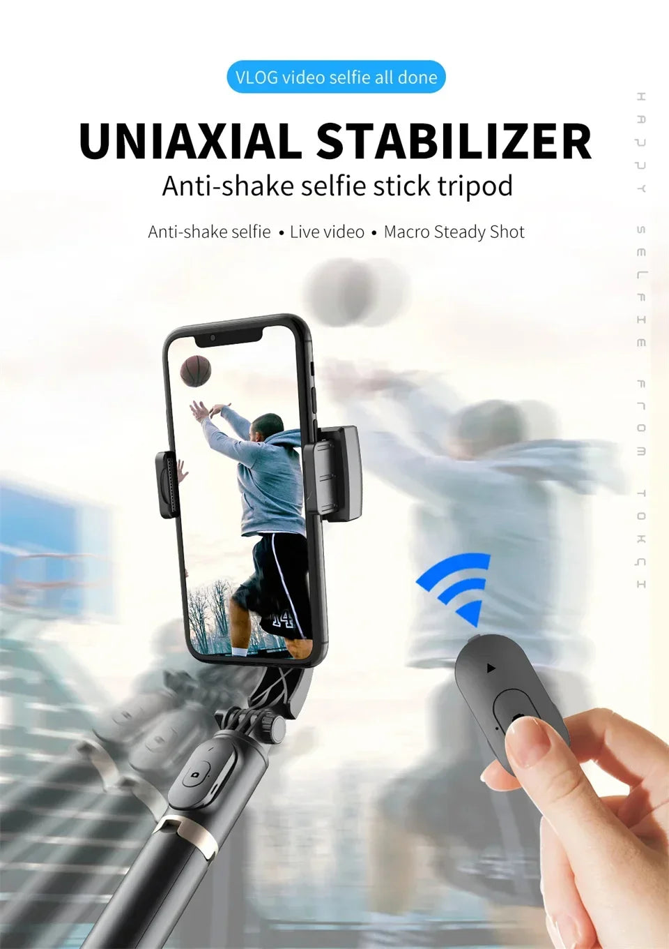 magnetic phone clamp - Handheld Gimbals - Mobile Phone Gimbal Stabilizer