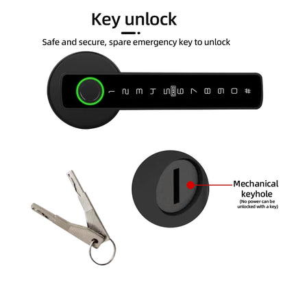 Digital biometric door lock