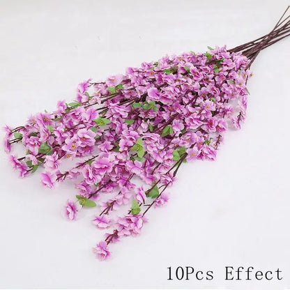 artificial plants - Artificial Flowers - Sakura Silk Flower Bouquet