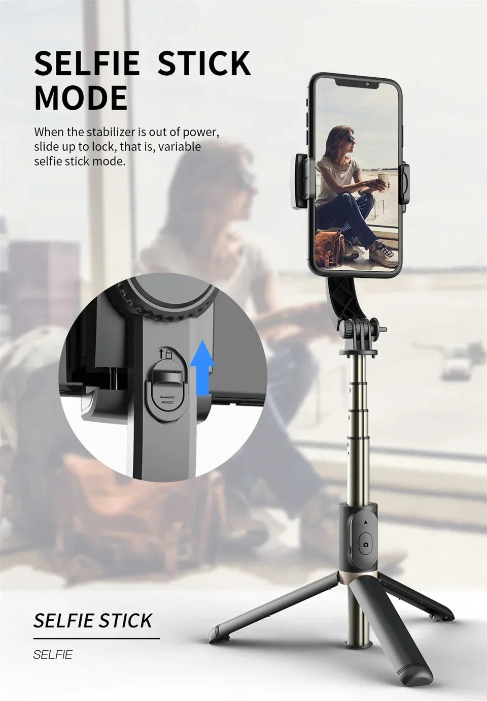 ai face tracking gimbal - Handheld Gimbals - Mobile Phone Gimbal Stabilizer