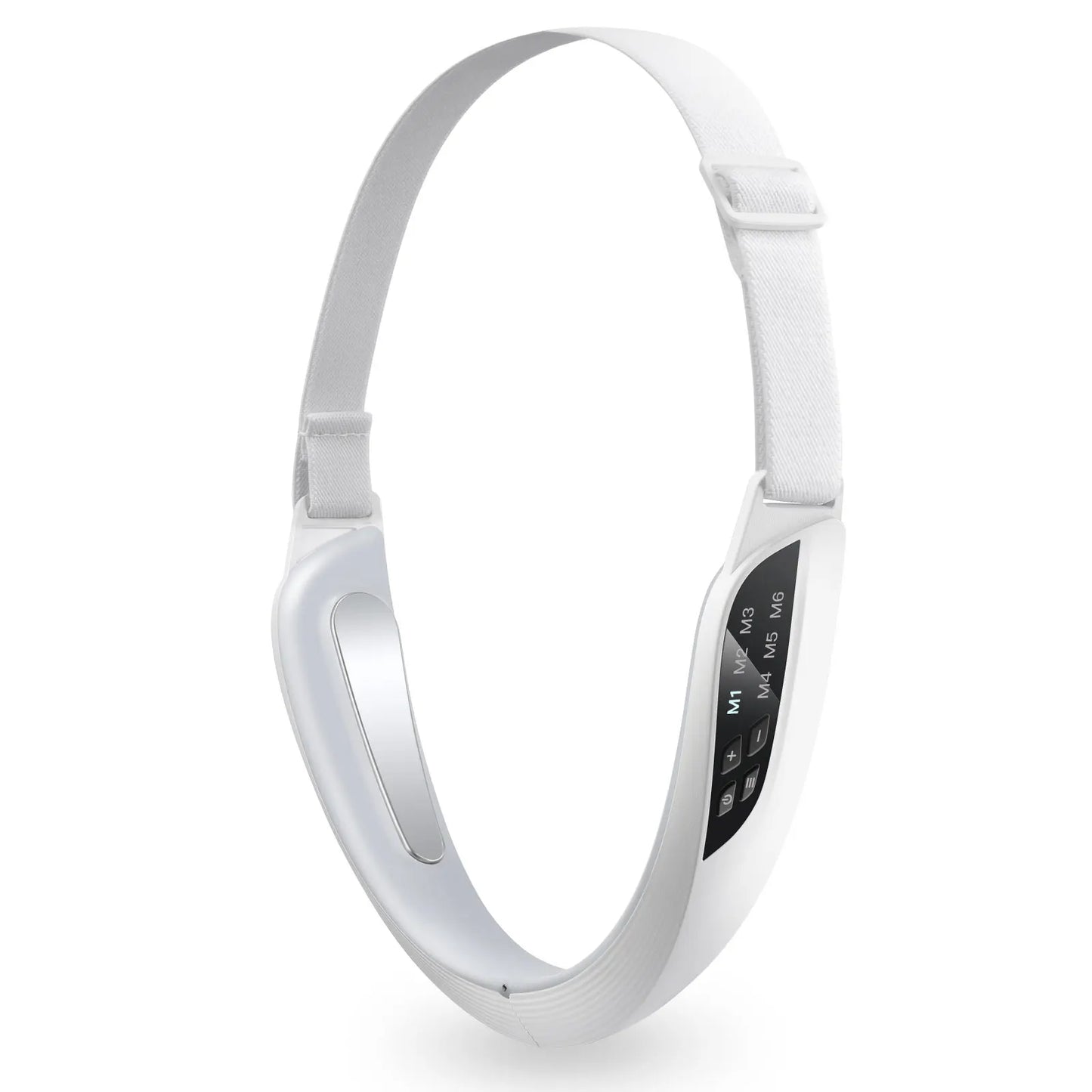 Adjustable intensity face lifting beauty device