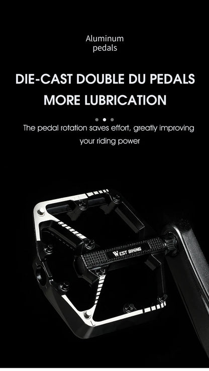 Bike pedals with reflectors