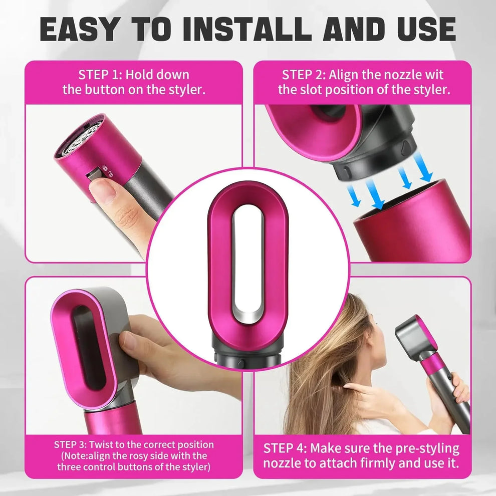 Hair Styling Tools - Hair Styler Nozzle for Dyson Airwrap HS01 HS05 Eau de Cologne