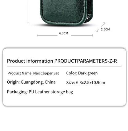 Travel nail clipper kit