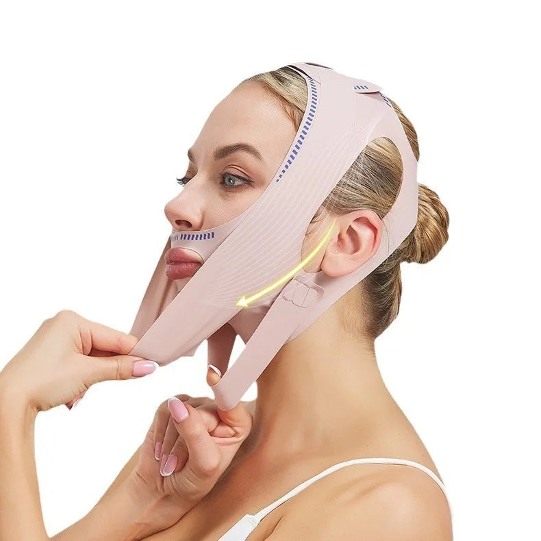 trending data or commercial - Beauty - Personal Care - Elastic V-Shaped Face Sculpting Mask Strap