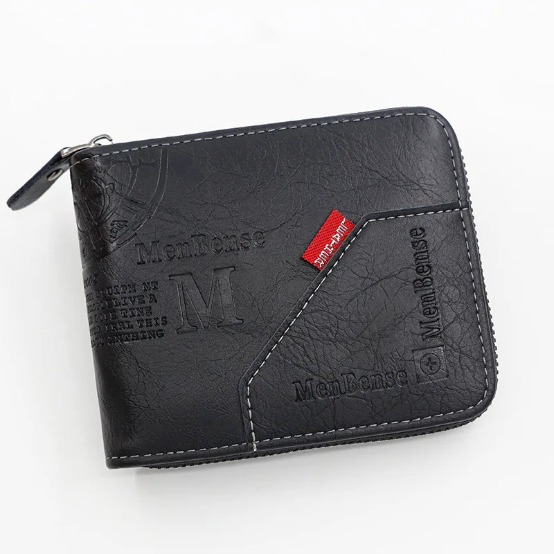 Pu leather wallet with photo holder
