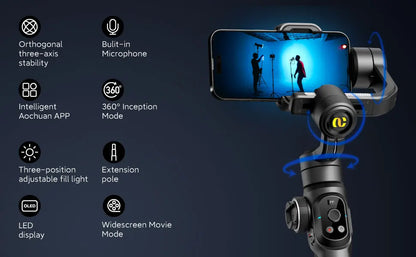 ai tracking smartphone stabilizer - Gimbals - Smartphone Gimbal Stabilizer