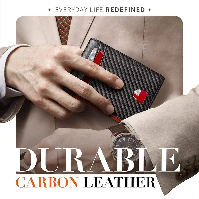 carbon fiber bifold wallet - Wallets - Men-s carbon fiber wallet