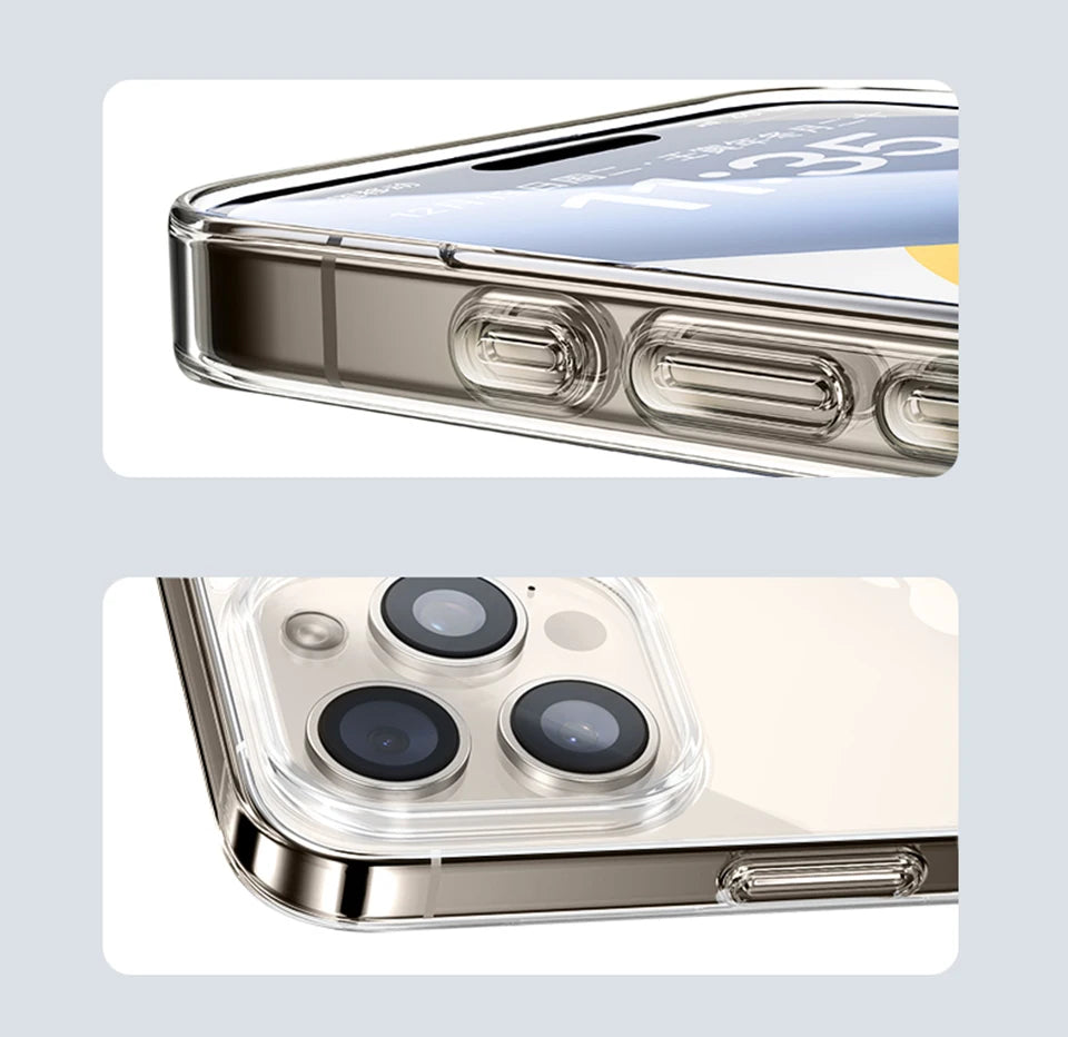 iphone 17 pro max clear case - Phone Cases - Luxury Transparent Phone Case for iPhone