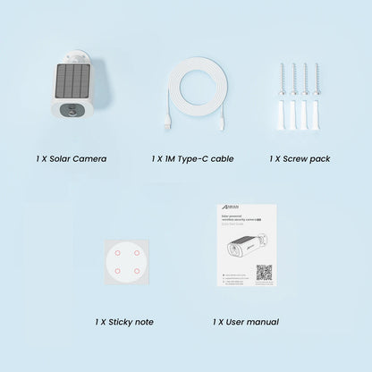 ° solar wifi camera - Security Cameras - Outdoor Wireless 3MP Solar Security Camera