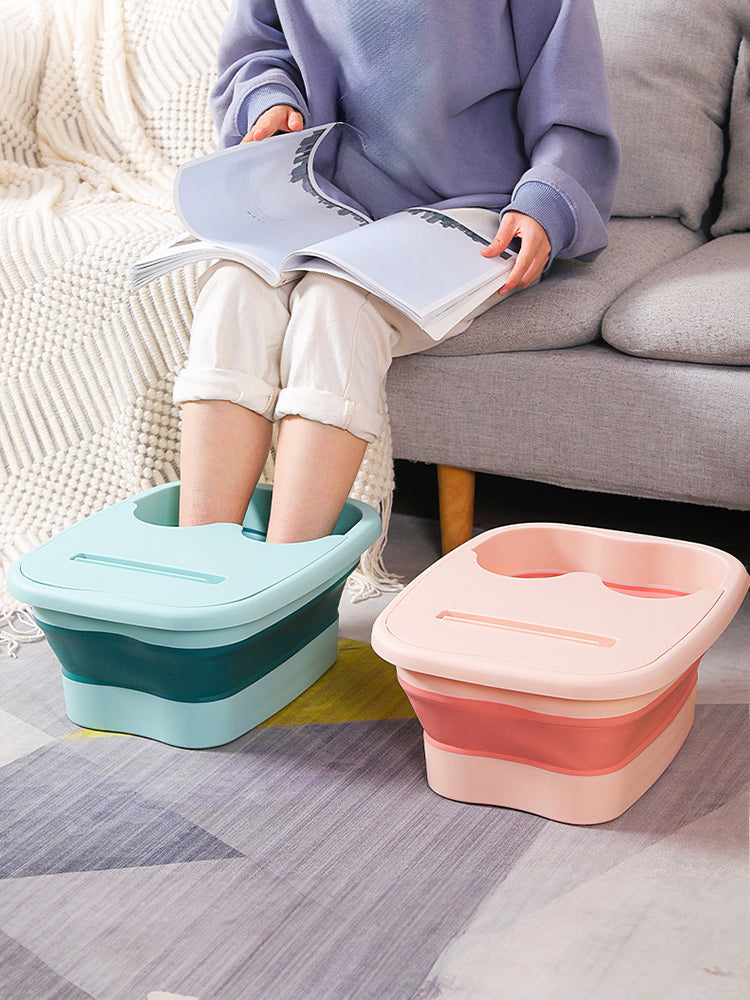 buy foldable foot spa - Home - Kitchen - Bath - Foldable Footbath Massage Bucket