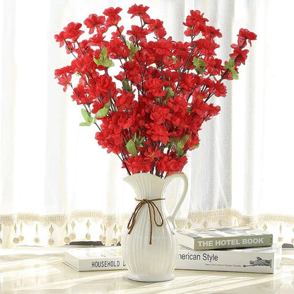 fake plants - Artificial Flowers - Sakura Silk Flower Bouquet