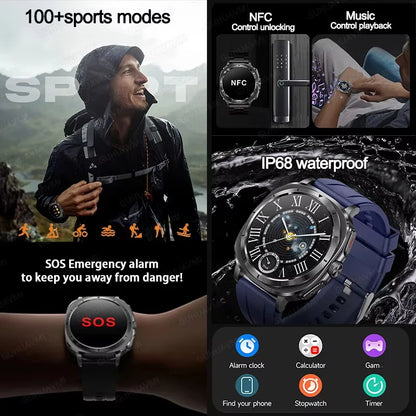 Smartwatch - Health Monitoring Smartwatch - smartwatch blood pressure monitor timepiece