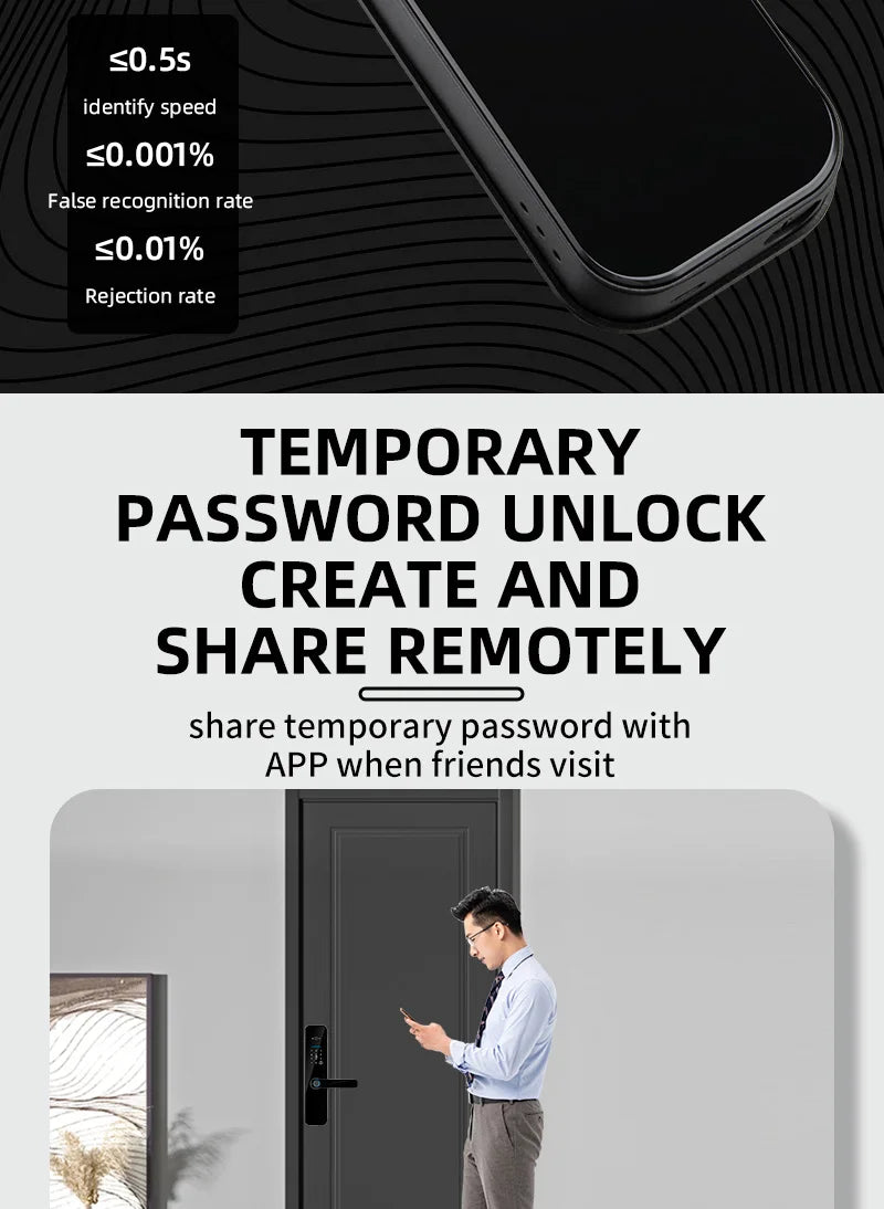 fingerprint door lock - Home Security - Smart Door Lock