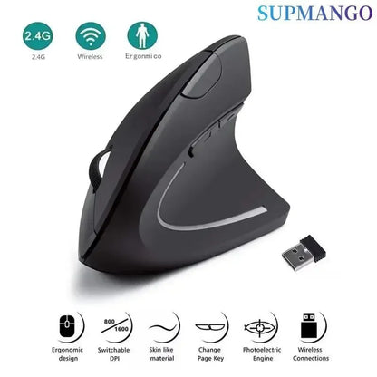 ergonomic mouse - Computer Mice - Vertical Ergonomic Wireless Mouse