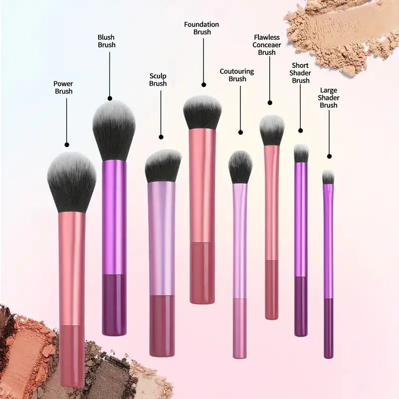 eco friendly vegan brushes - Makeup Brushes - Professional Makeup Brush Set