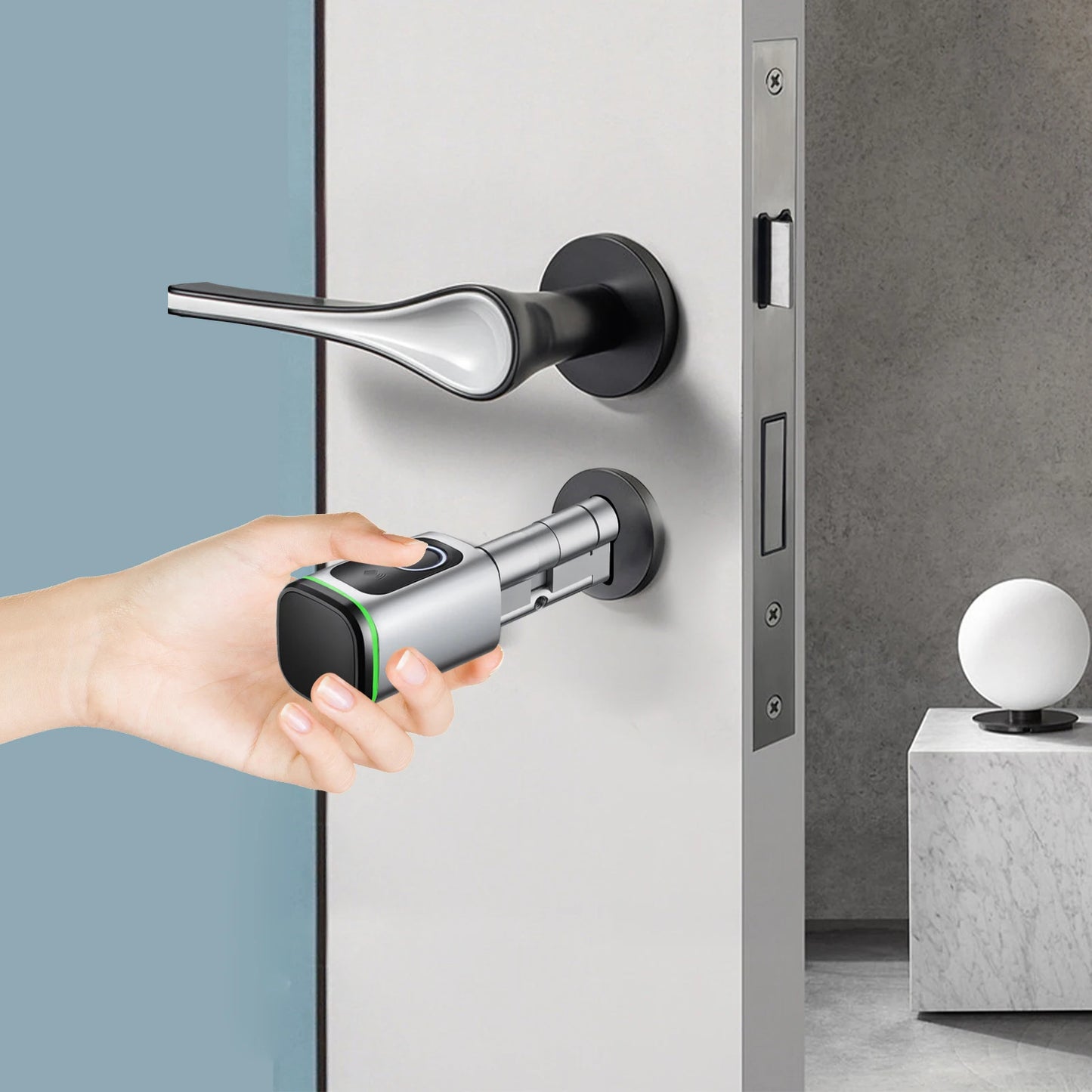 Fingerprint smart lock with remote access