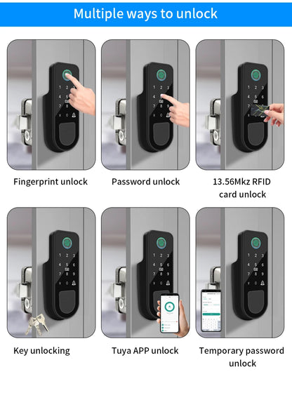 bluetooth door lock - Smart Home Security - Bluetooth Fingerprint Smart Door Lock
