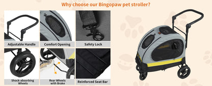 double pet stroller - Pet Supplies - Dog Stroller