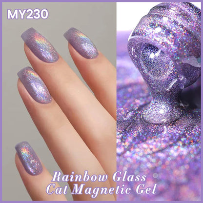 Magnetic gel nail polish