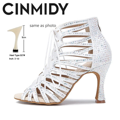 Shoes - Women-s Latin Ballroom Dance Shoes - gold matte vegan shoes footwear