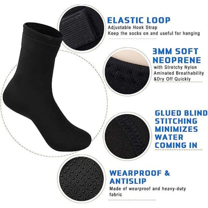 Water Sports - Neoprene Wetsuit Socks - wetsuit socks footwear