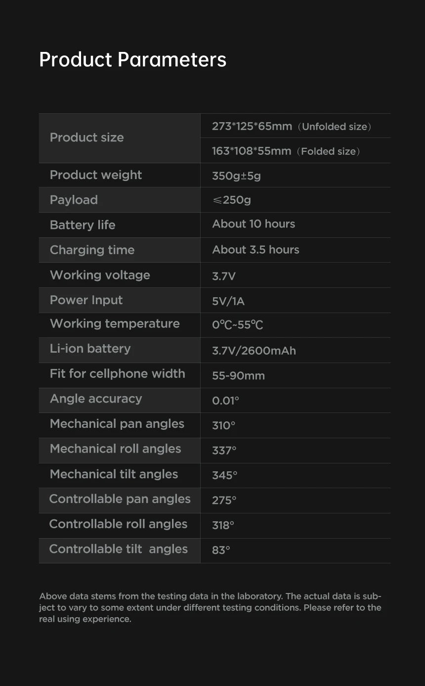 hybrid phone camera gimbal - Handheld Gimbals - 3-Axis Handheld Gimbal Stabilizer
