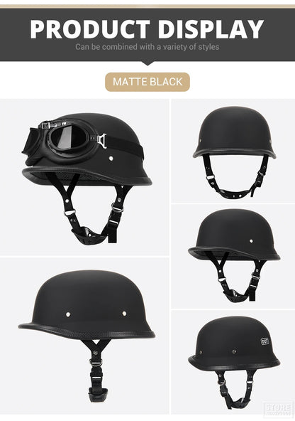 half helmet with drop down visor - Motorcycle Helmets - Half Helmet