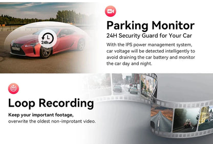 inch touch screen dash cam - Automotive - Vehicle Electronics - Dash Cams - 10-inch 4K Dash Cam with rearview mirror