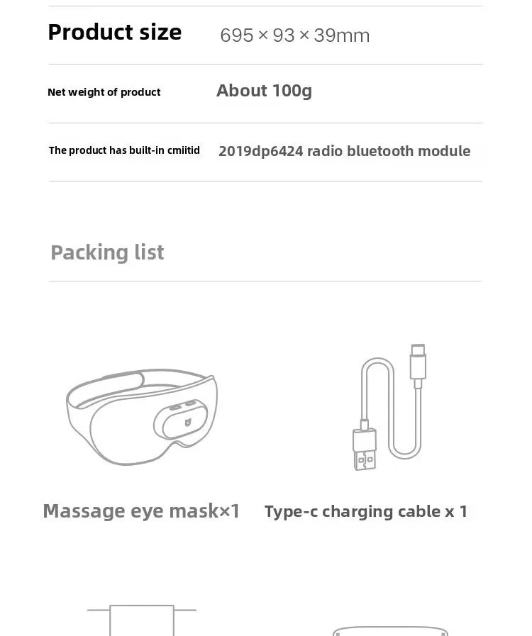 alljoy eye massager cooling - Health - Personal Care - Massage Eye Mask