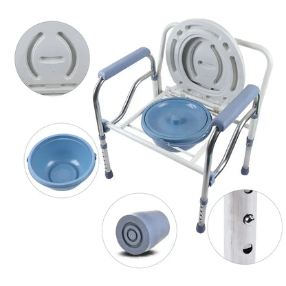 commode chair knock down — low volume — 140 - Medical Supplies - Foldable Commode Chair