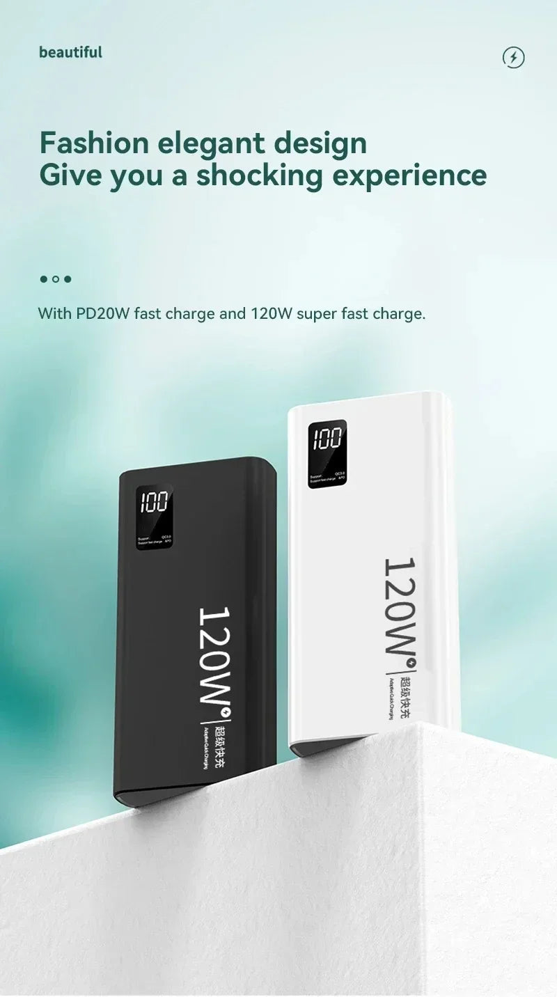vivo multi device charger - Power Banks - VIVO 120W Power Bank 50000mAh