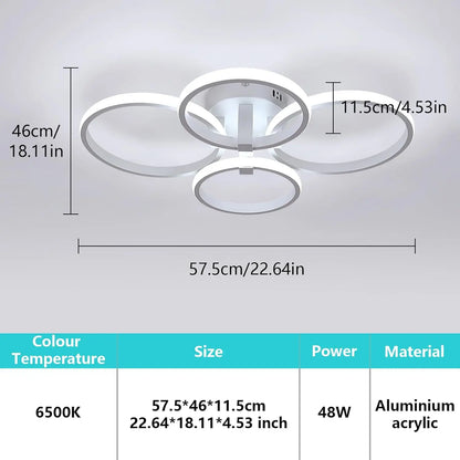 Modern ceiling lamps for living room