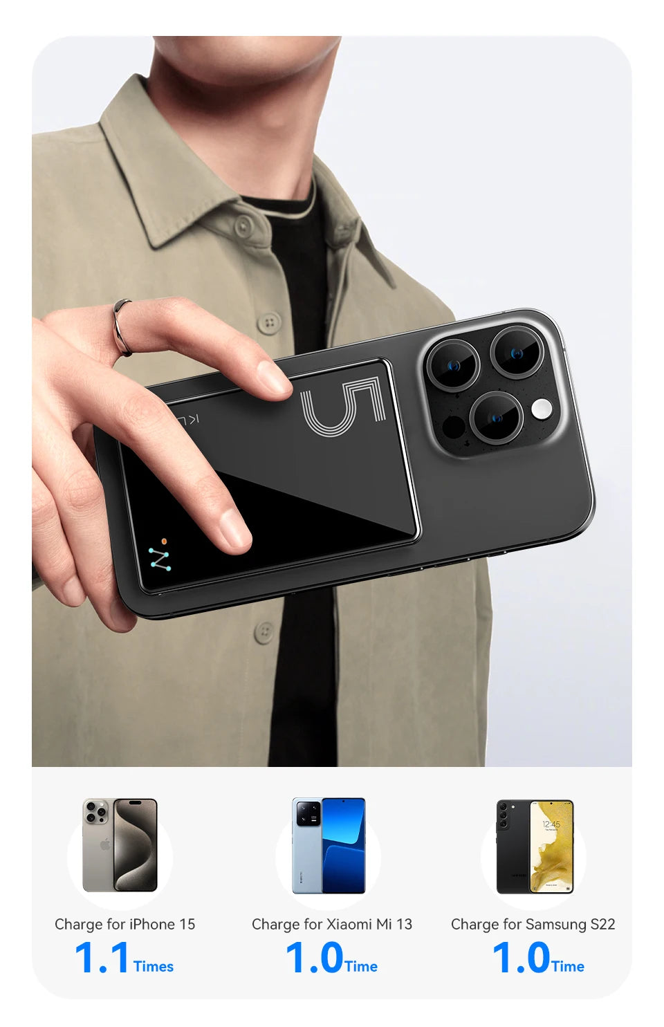 magsafe power bank iphone 16 - Power Bank - MagSafe Wireless Power Bank 5000mAh