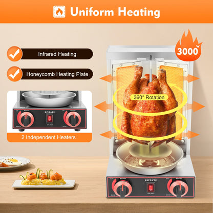 Electric doner kebab machine commercial grade