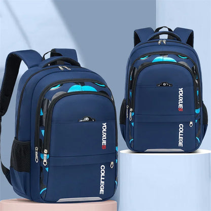 Waterproof and adjustable school backpack