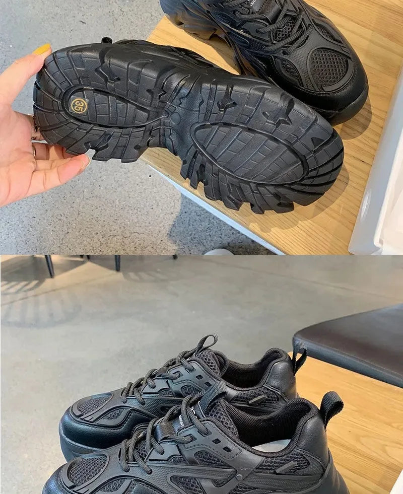 Breathable mesh sneakers for adult women