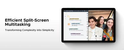 Dual speakers tablet
