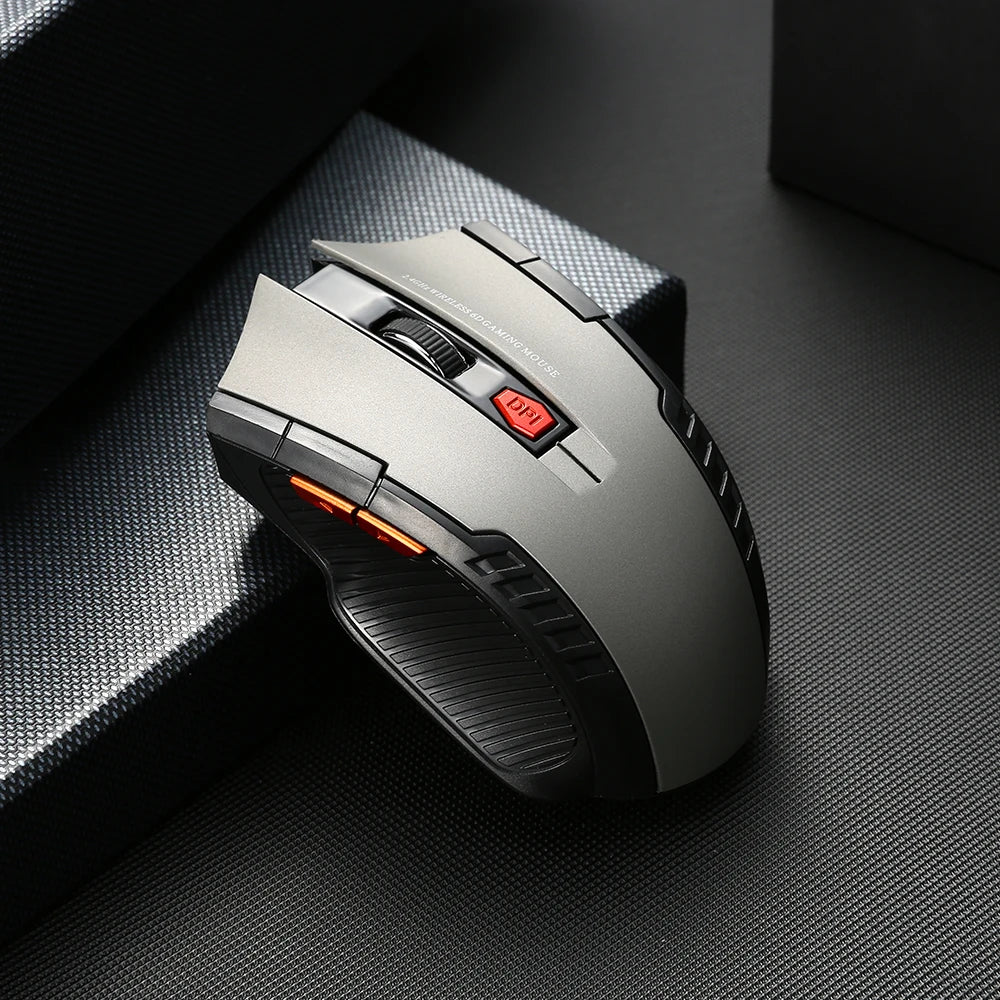 Ergonomic wireless mouse with usb receiver