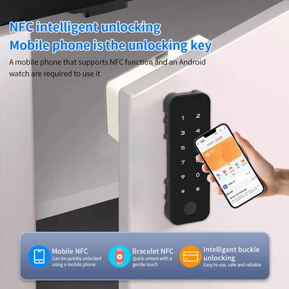 Electronic cabinet lock rfid