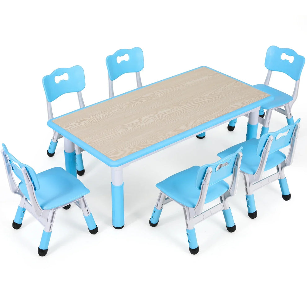qaba kids study desk - Kids Furniture - Kids Table and Chairs Set