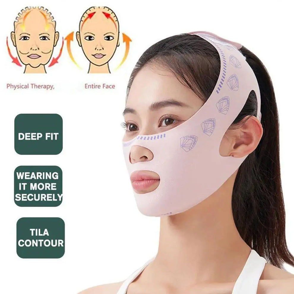 double chin reducer viral - Beauty - Personal Care - V Line Face Lifting Strap