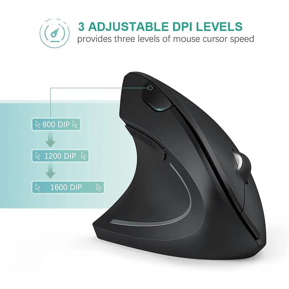 logitech lift graphite - Computer Mice - Vertical Ergonomic Wireless Mouse