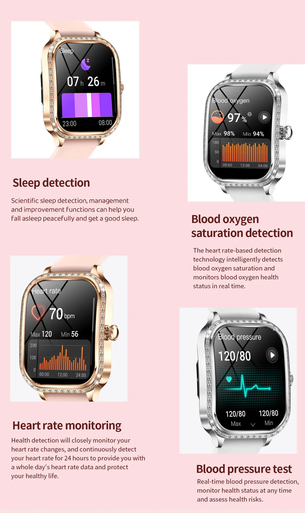 Smart Watch - Luxury Smart Watch for Women - top 10 luxury smartwatches 2025 timepiece
